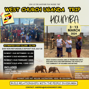 West Church Uganda Trip Kigumba, Uganda
