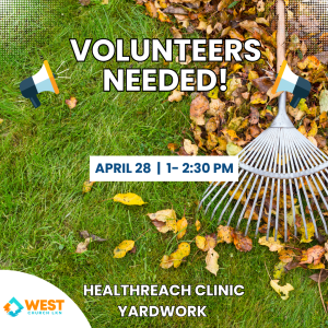 HealthReach Yardwork Volunteer Opportunity